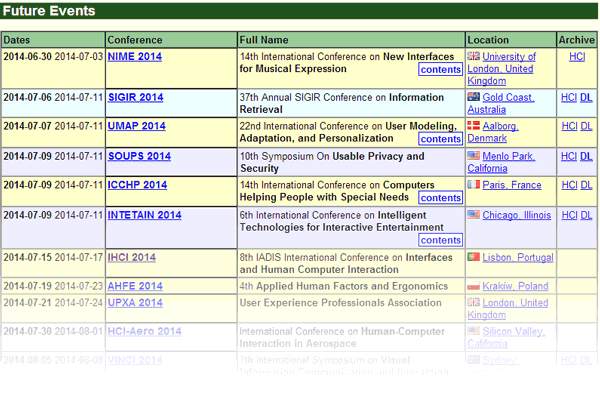 HCI-Bibliography---Events-Calendar